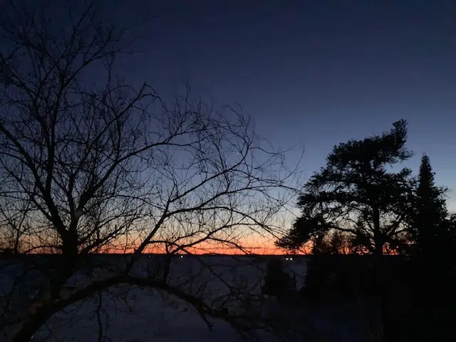 Sunset View Over Wabigoon Lake