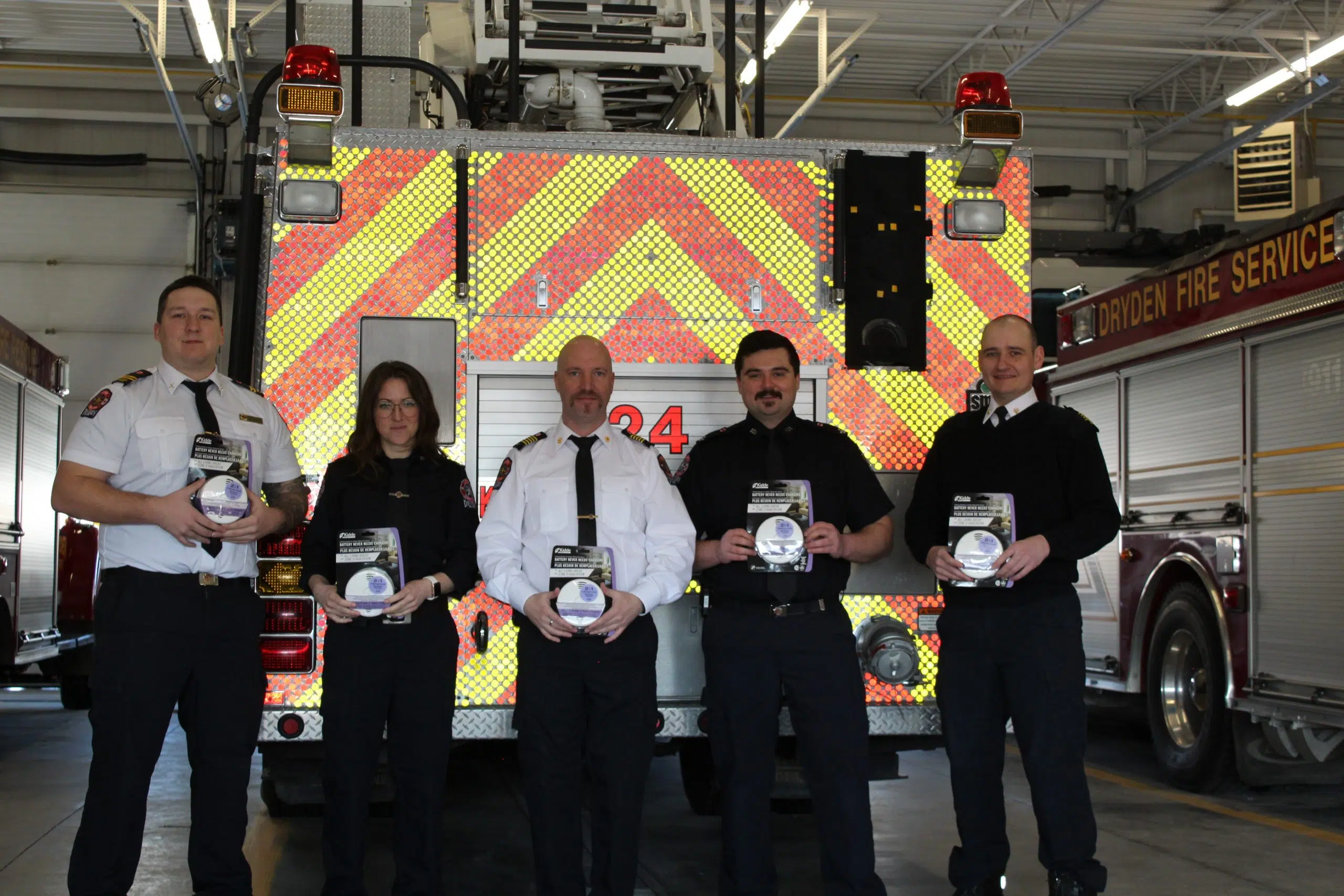 Dryden Fire Receives Carbon Monoxide Alarm Donation