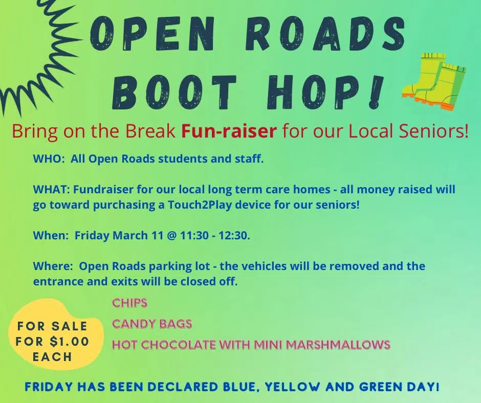 Open Roads Boot Hop For Seniors