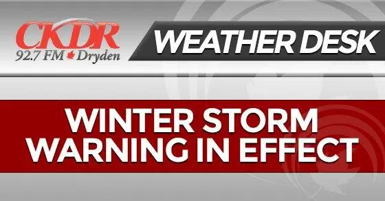 Winter Storm Warning Issued