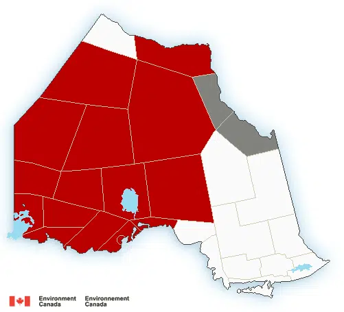 Updated Weather Warnings For Region