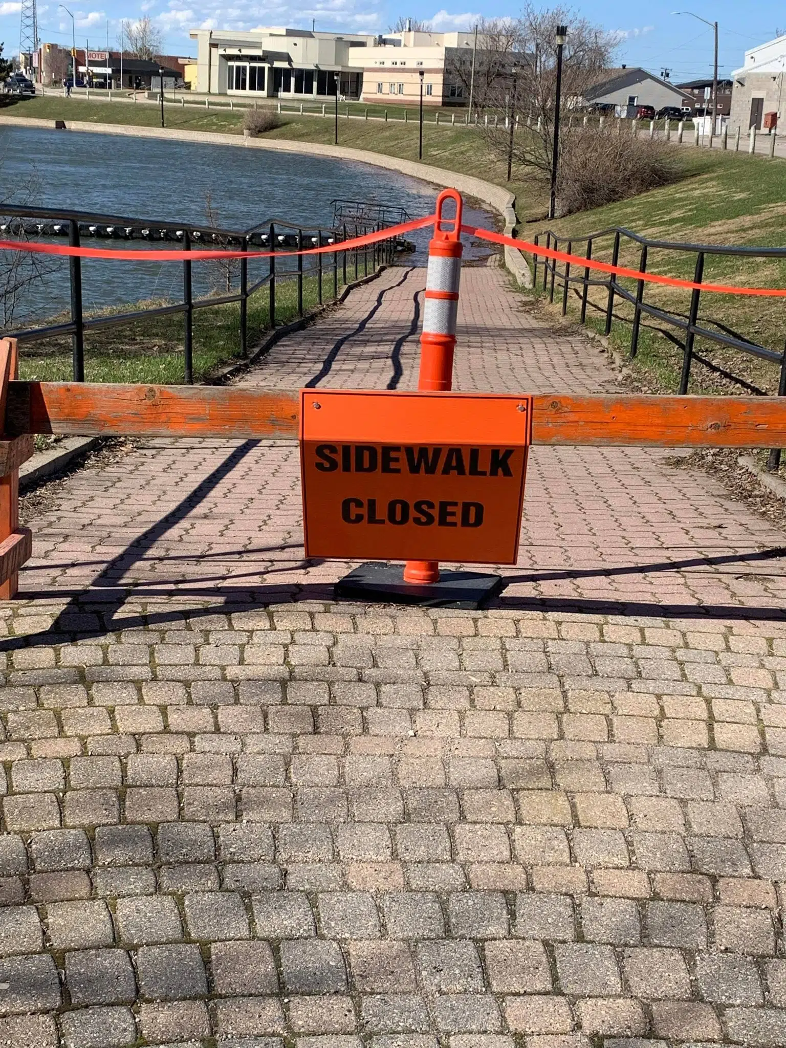 Sidewalk Closures/High Water Levels In Dryden