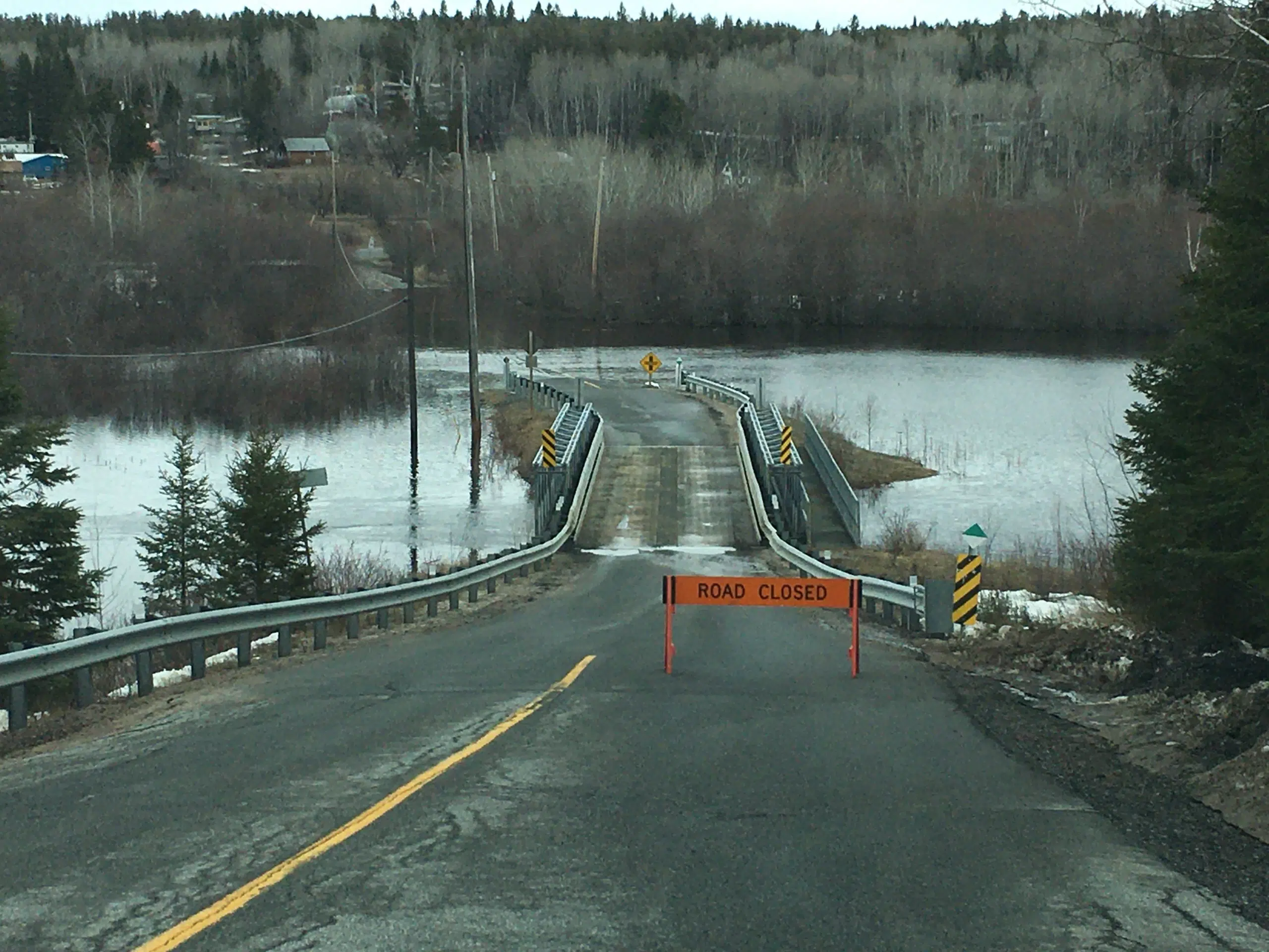 Warning Of Potential Flooding In Dryden Area