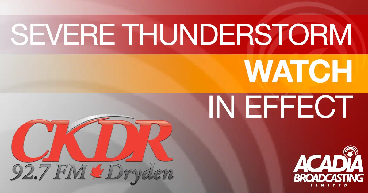 UPDATE: Severe Thunderstorm Watch