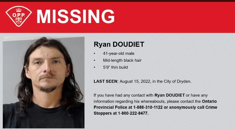 *Update: Man Missing in Dryden Located