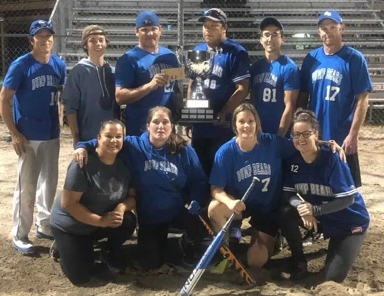 P.I. Dump Bears Slo-Pitch Champs