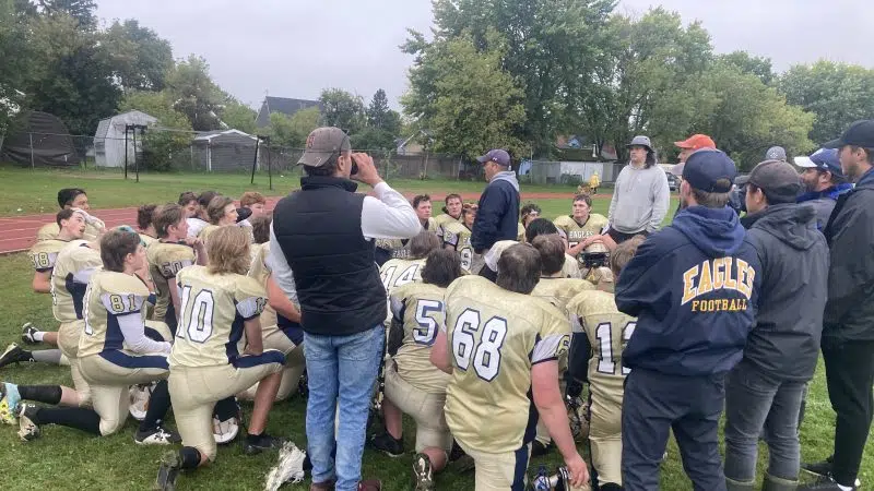 Dryden Eagles Football Team Welcomes St. Johns Today