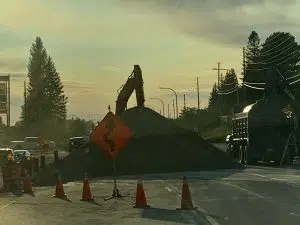 Highway 17 East Back To Two Lanes Of Traffic