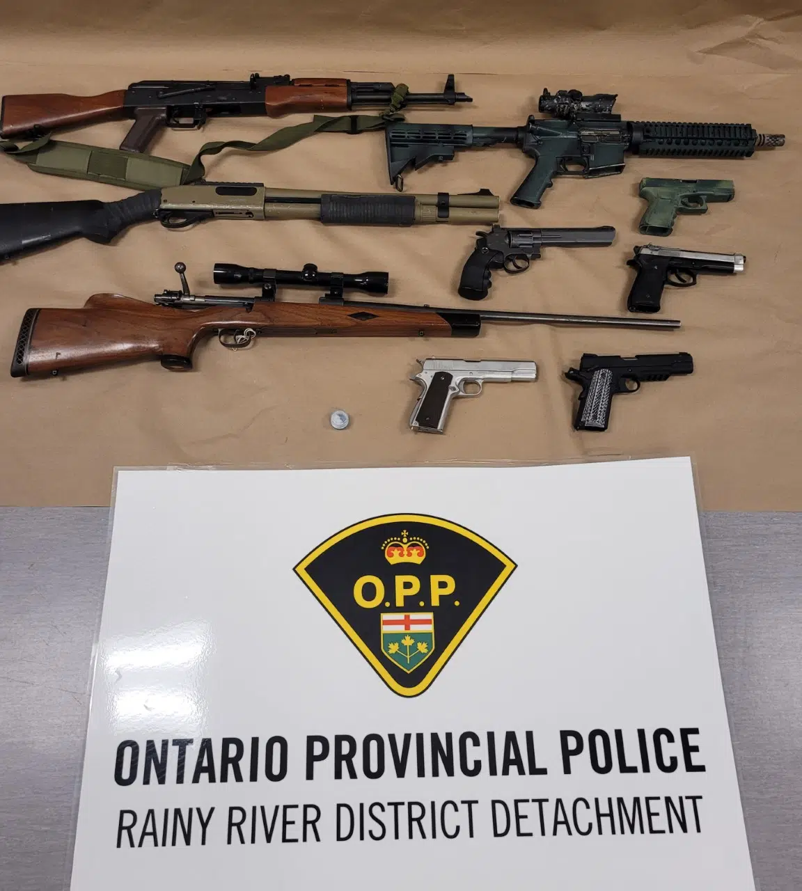 OPP Find Weapons/Drugs During Traffic Stop; 4 Arrests Made