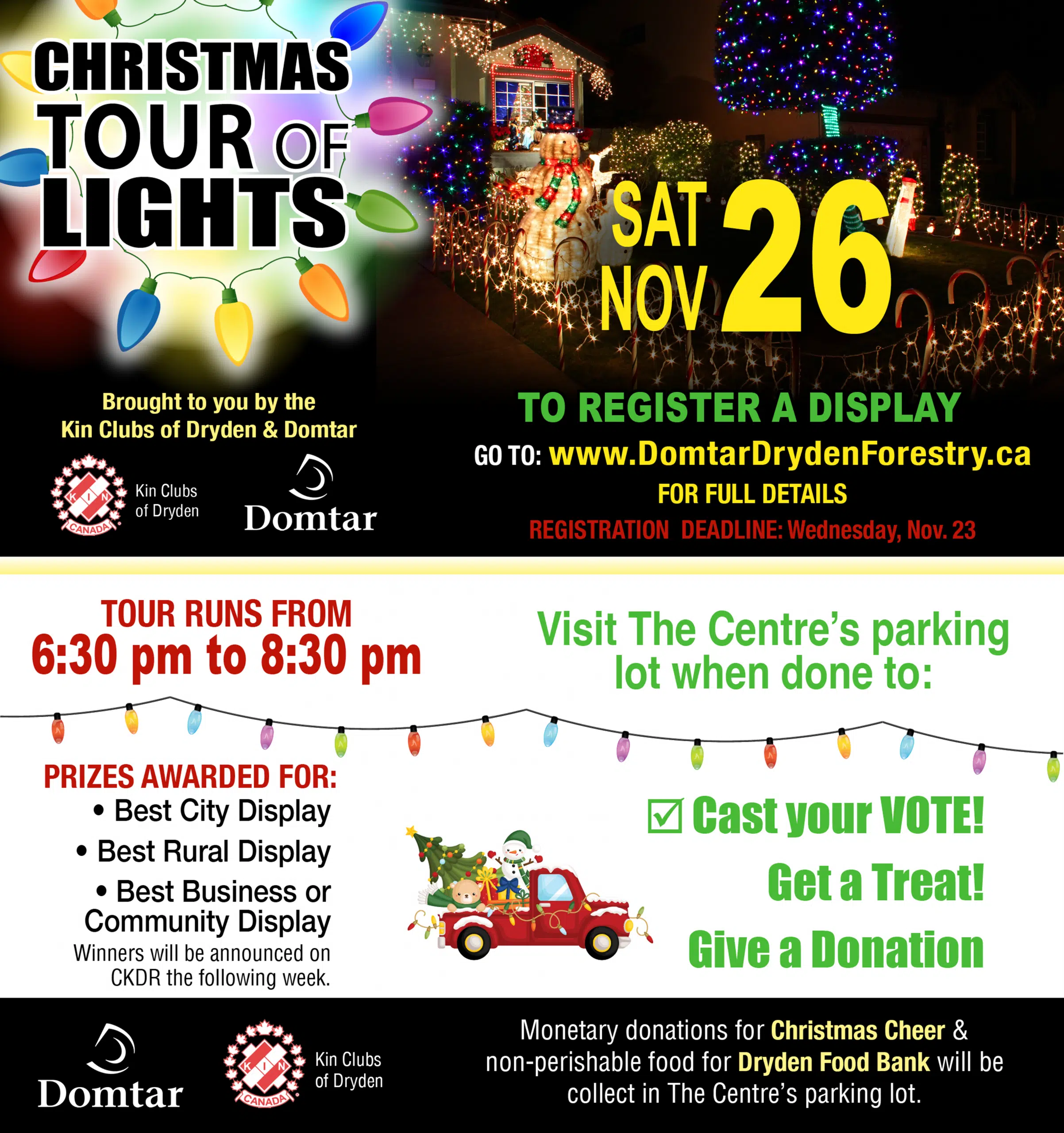 Christmas Tour Of Lights Returning To Dryden