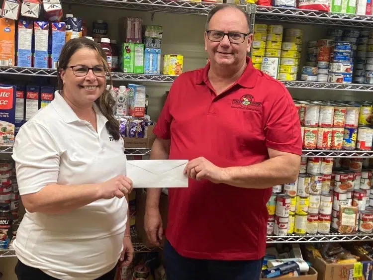 Dryden Food Bank Receives $5,000 Donation