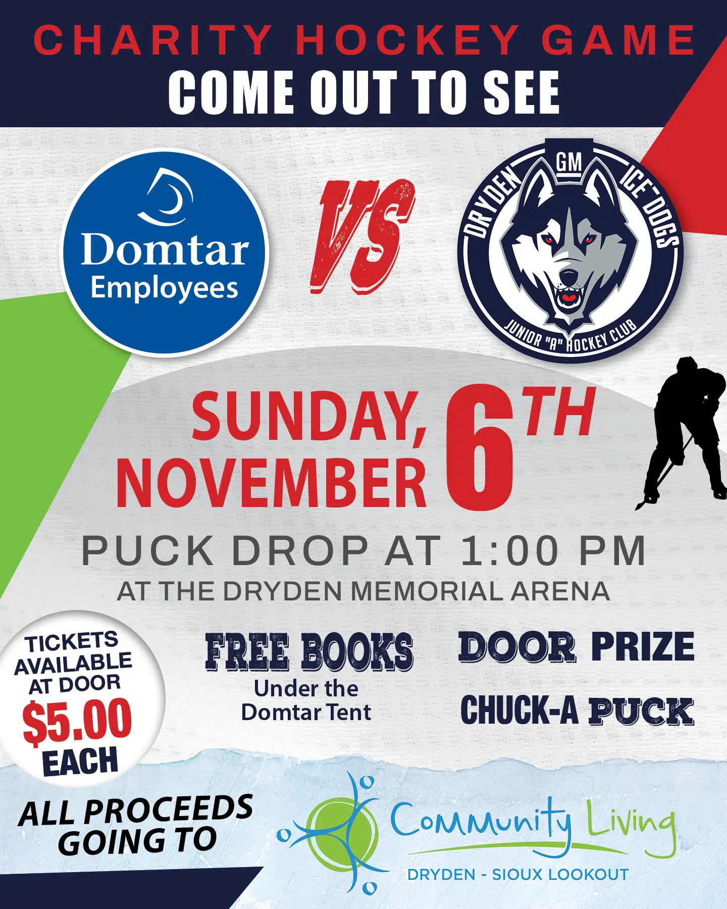 Domtar/Ice Dogs Partnering To Support Community Living