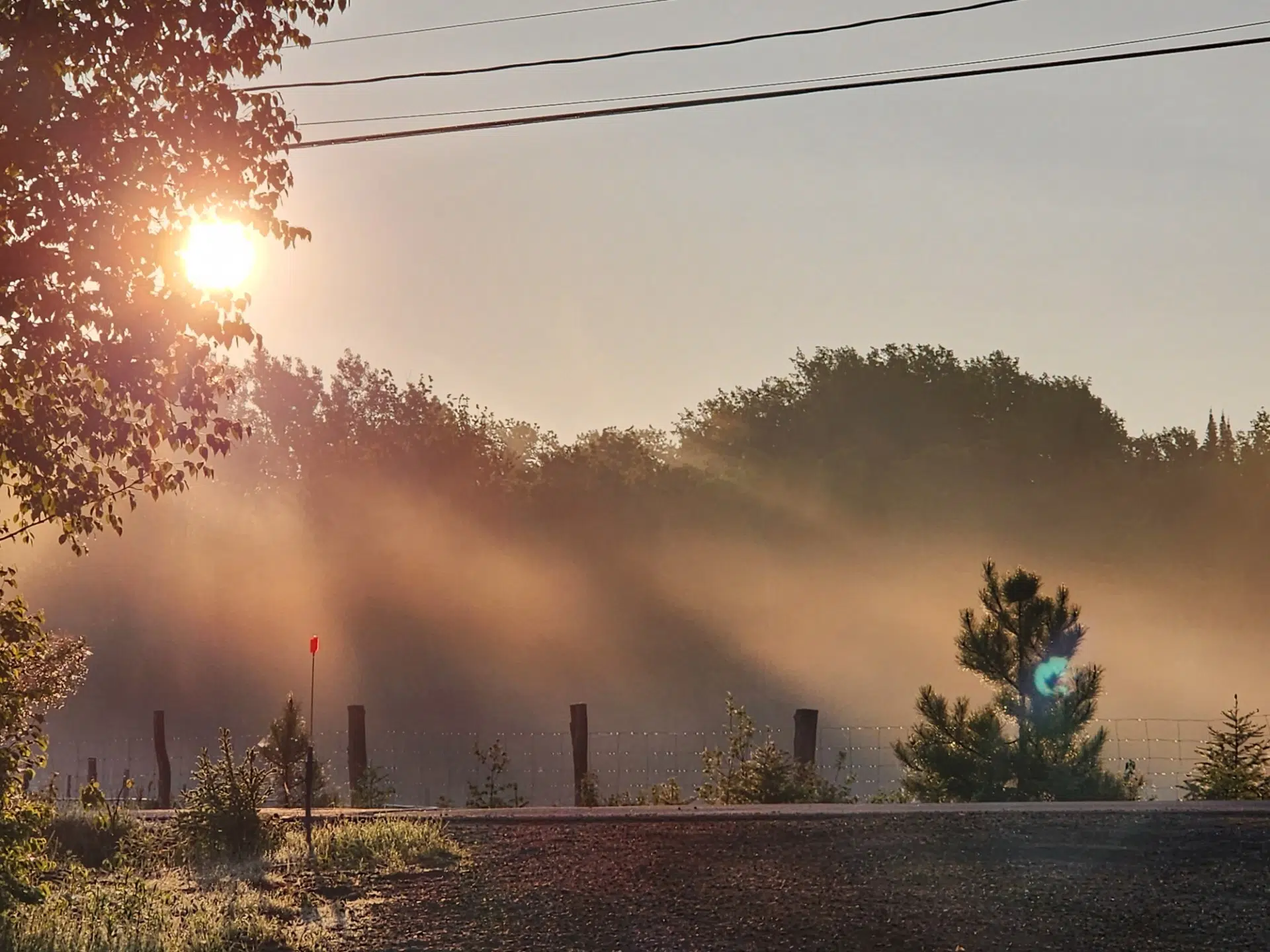 Sunrise After The Rain In Sioux Lookout