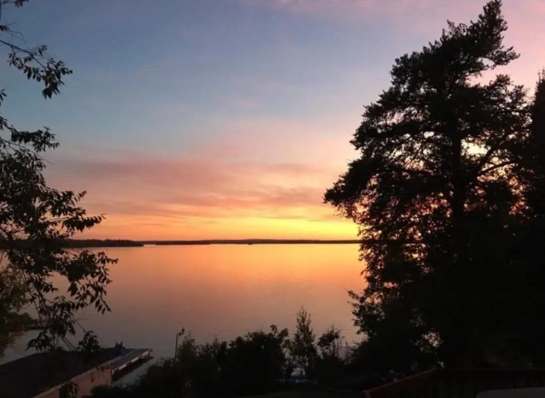 Sunset Over Wabigoon Lake