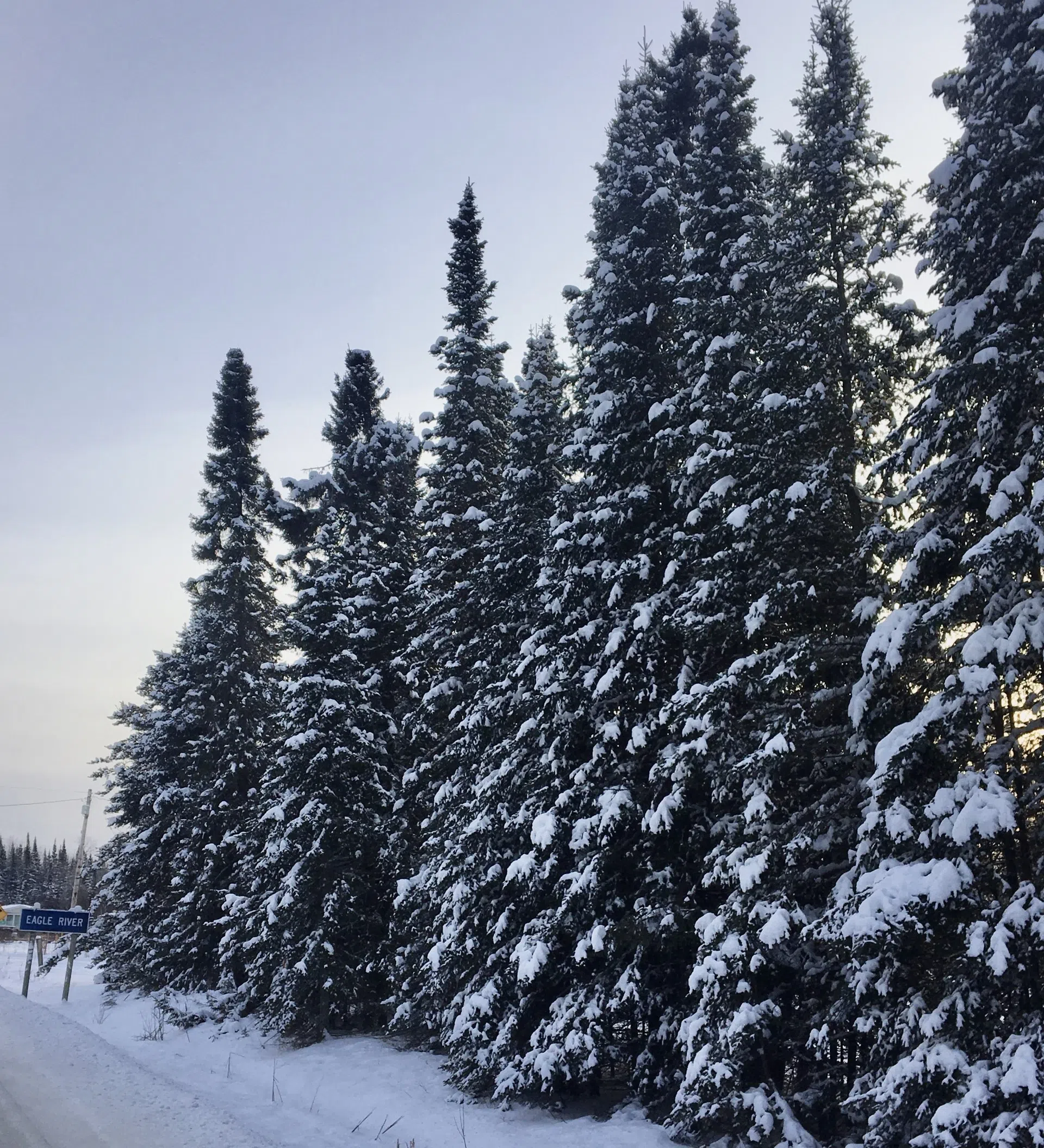 A Cold And Crisp Winter Day In Eagle River