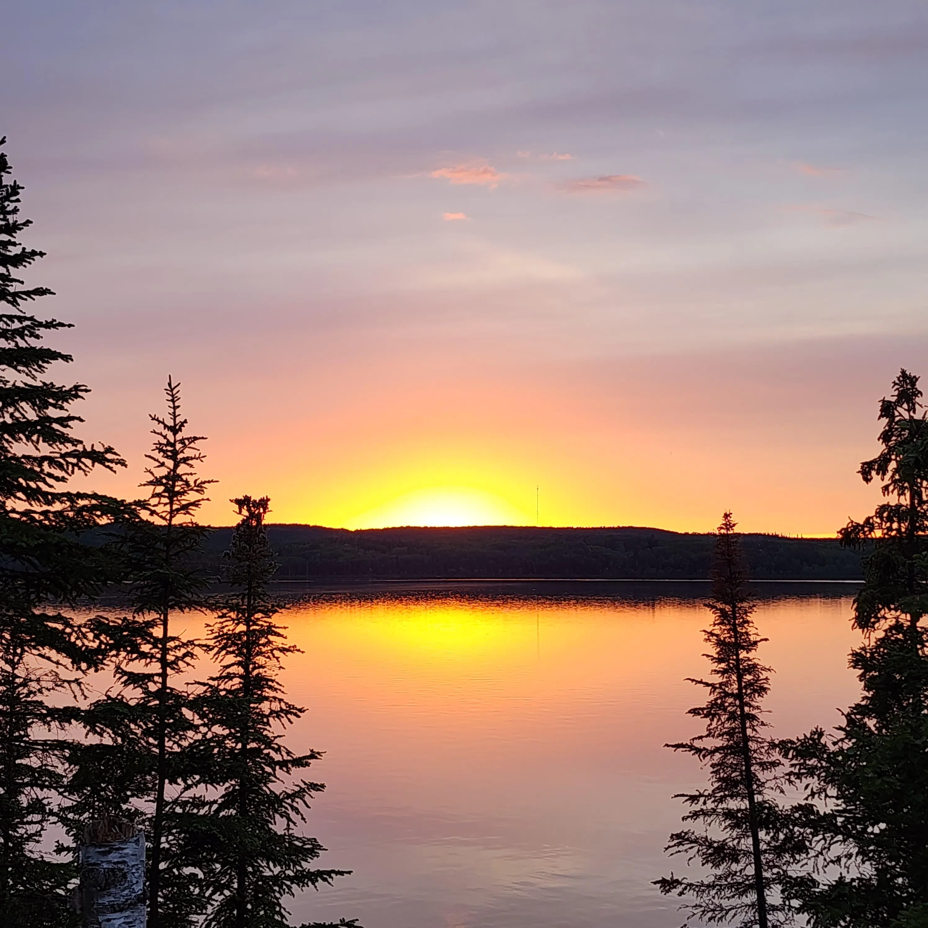 Sunset over Pelican Lake - Sioux Lookout