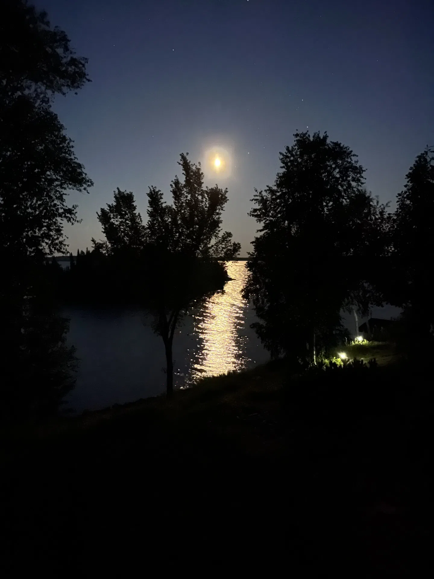 Moon Path Over Wabigoon Lake