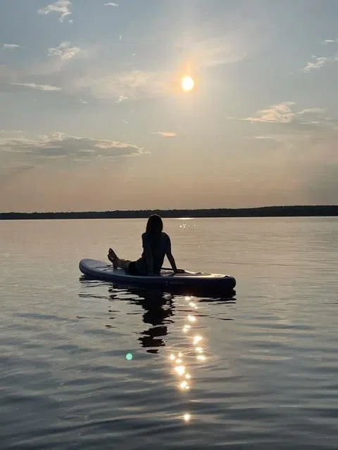 Paddleboarding On Thunder Lake