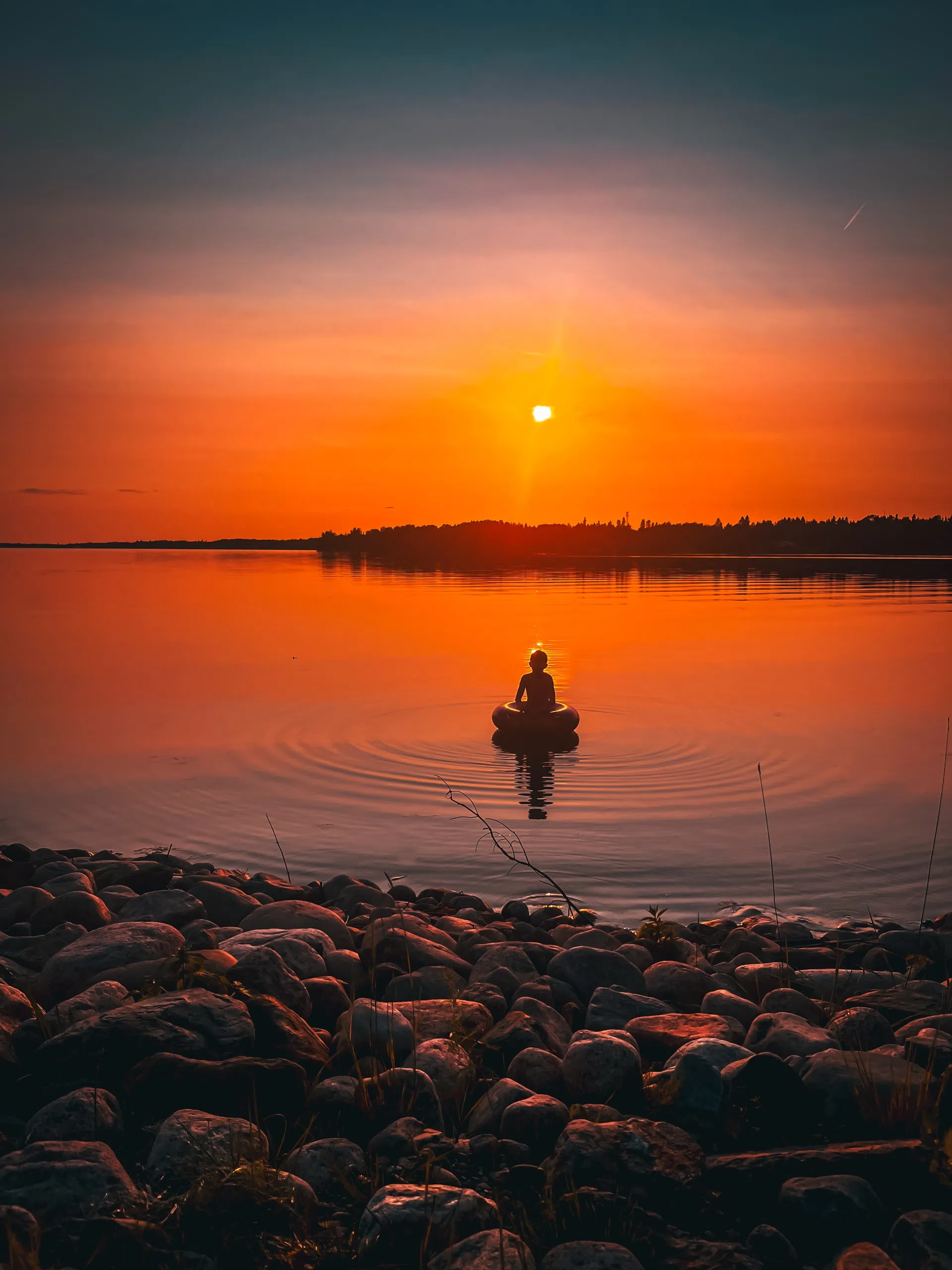 Sunset Over Wabigoon Lake