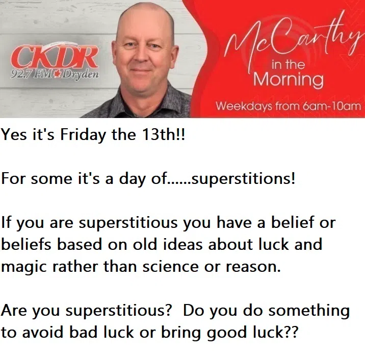 Superstitions - Friday The 13th