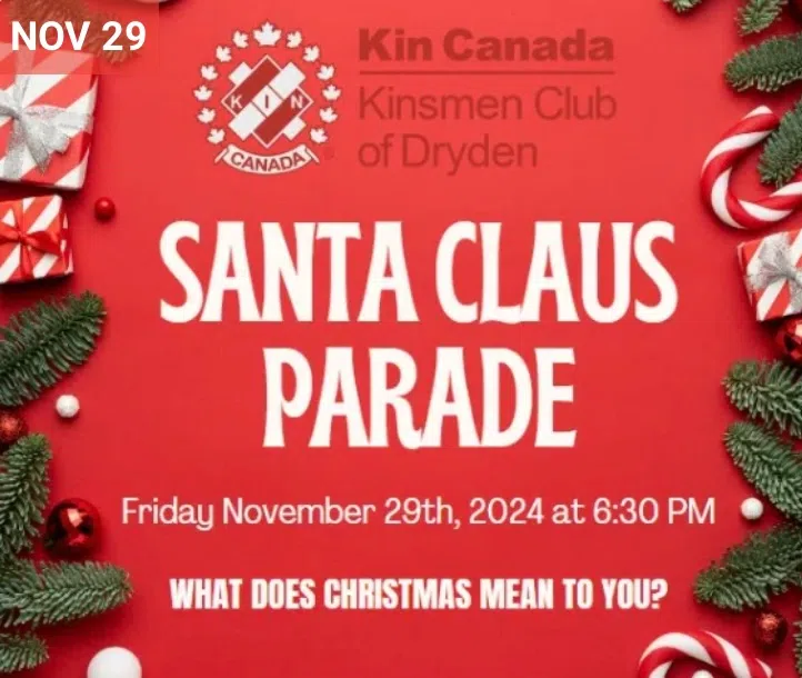 Dryden Kinsmen Santa Claus Parade 2024   (INTERVIEW)