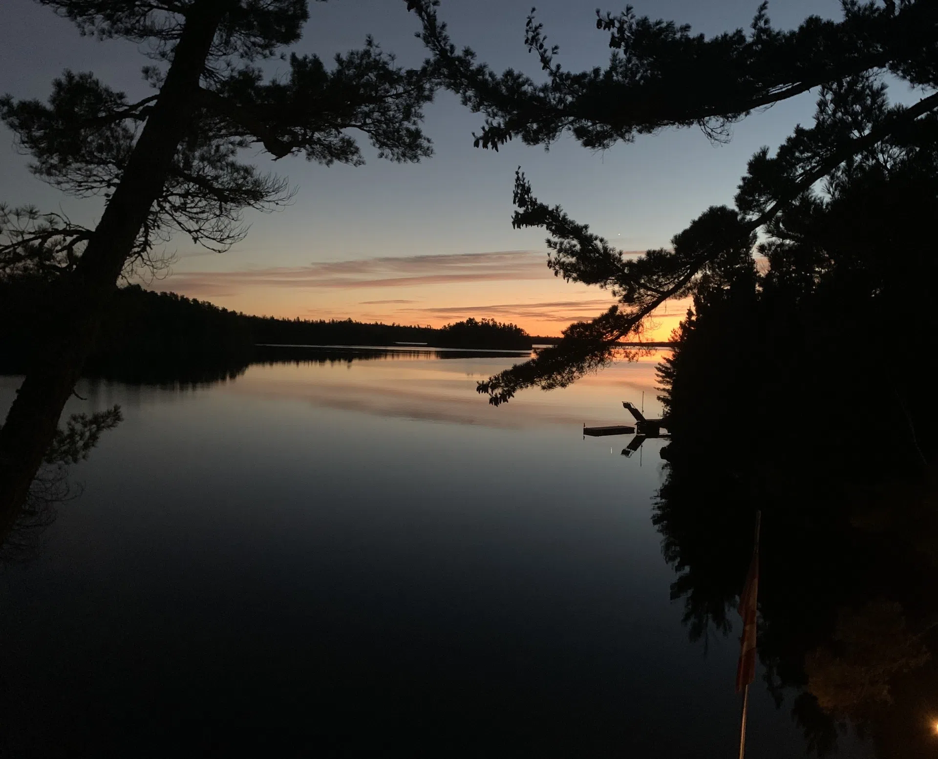 Sunset Over Eagle Lake