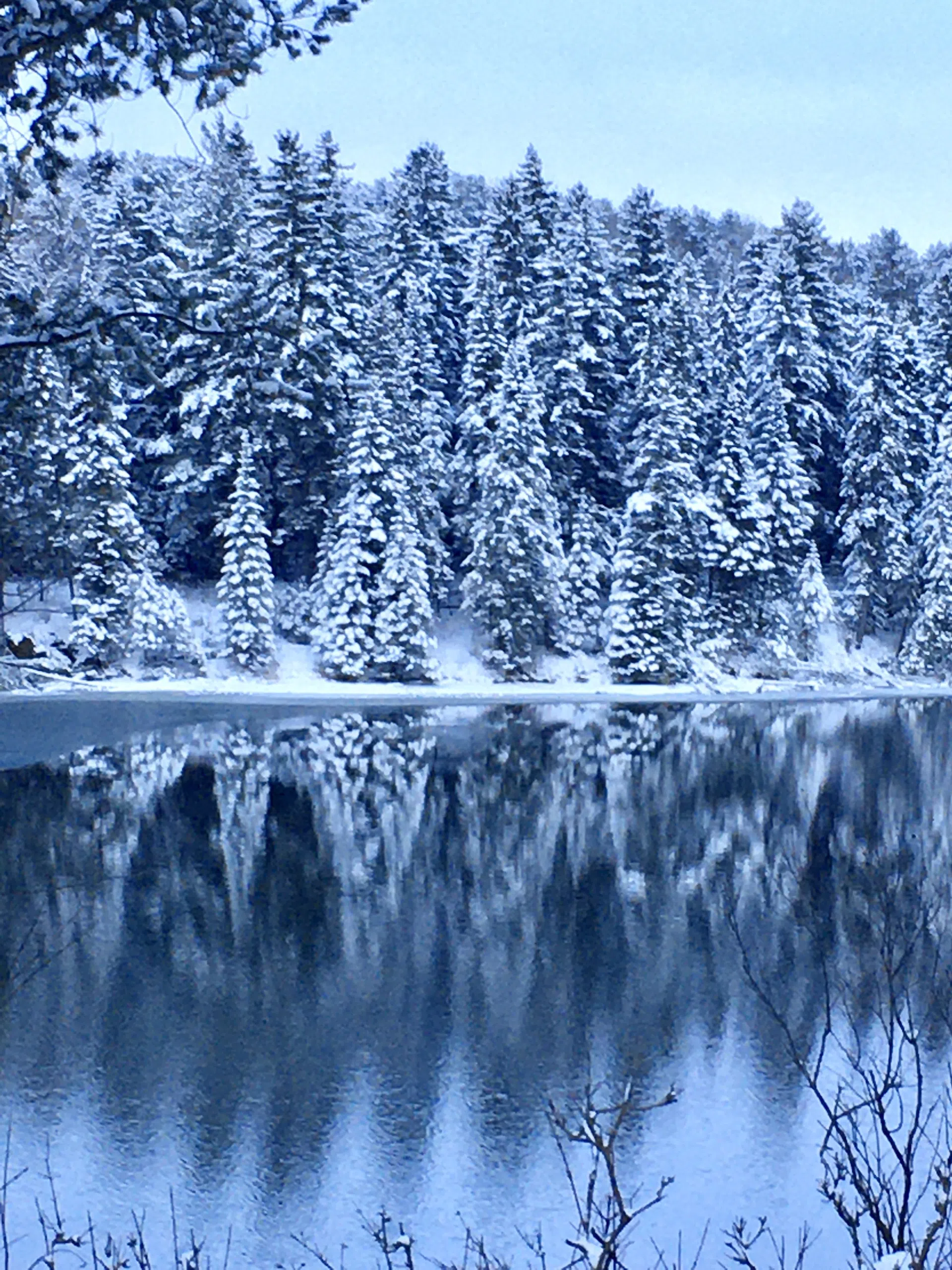 Winter Reflection - Eagle River