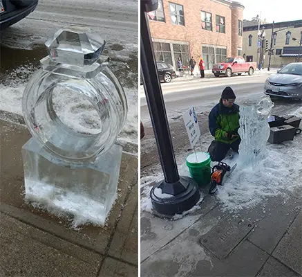 Elk's Ice On 8th Brings Ice Sculptures And More To Downtown Manitowoc