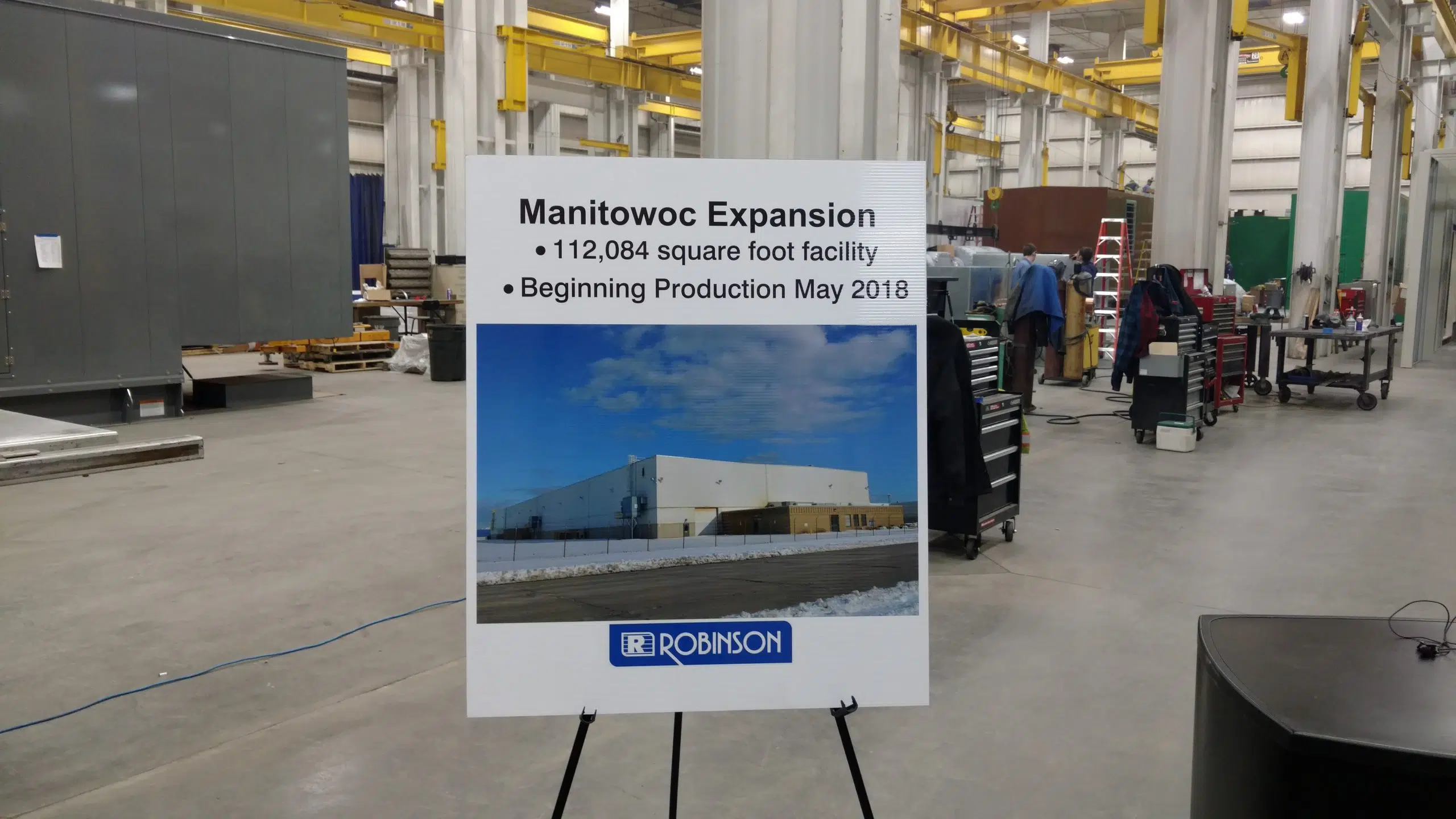 Robinson Metal Expansion Officially Announced Today