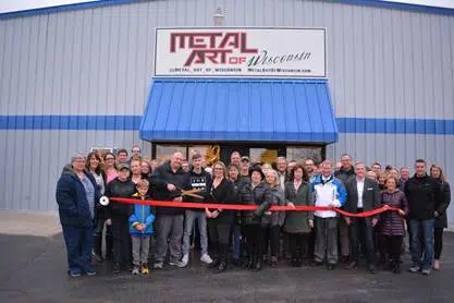Metal Art of Wisconsin Holds Ribbon Cutting 