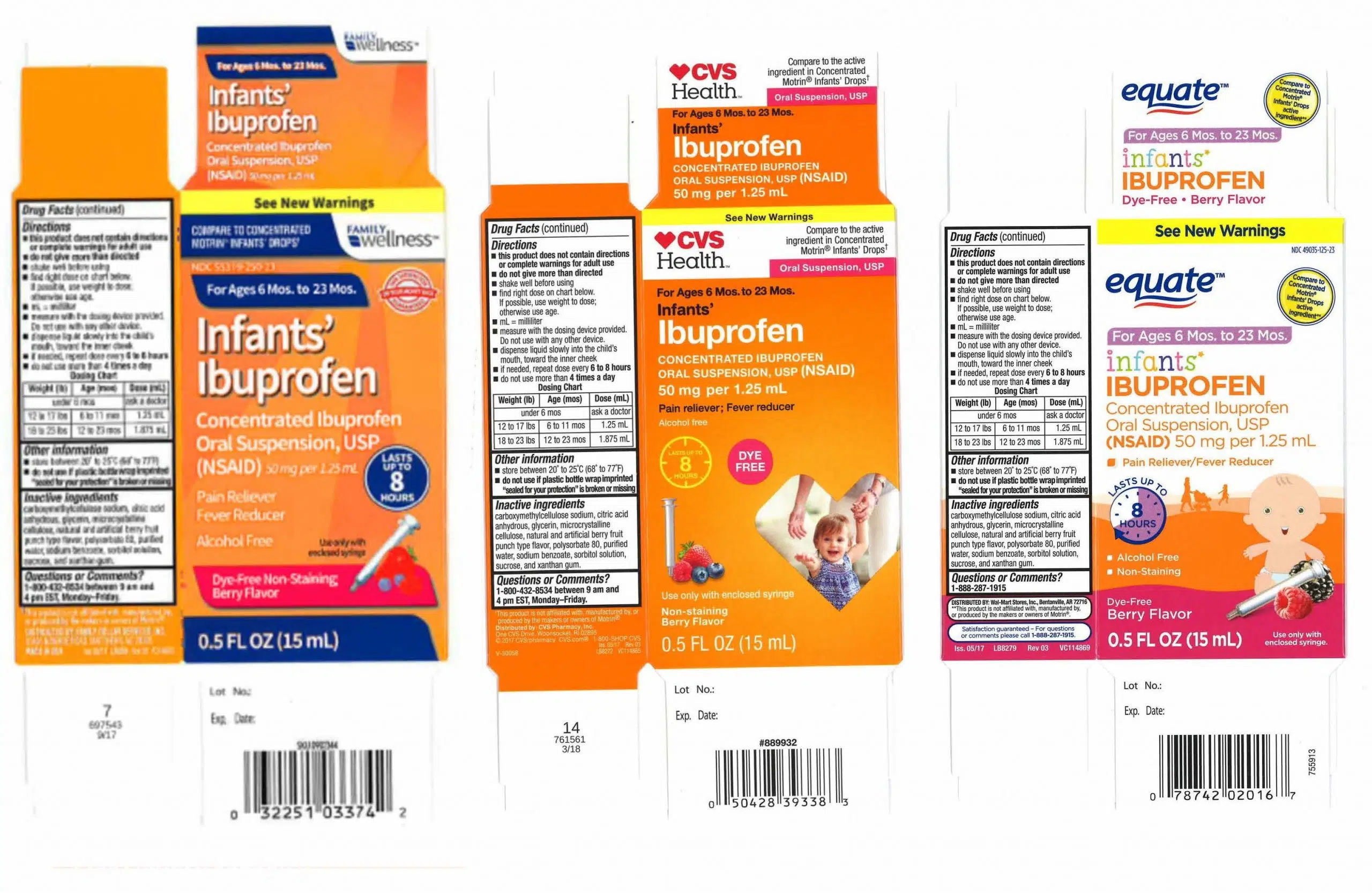 Infant Ibuprofen Recalled