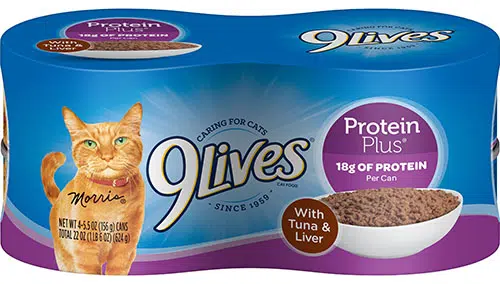 Some "9Lives Protein Plus" Cat Food Is Being Recalled