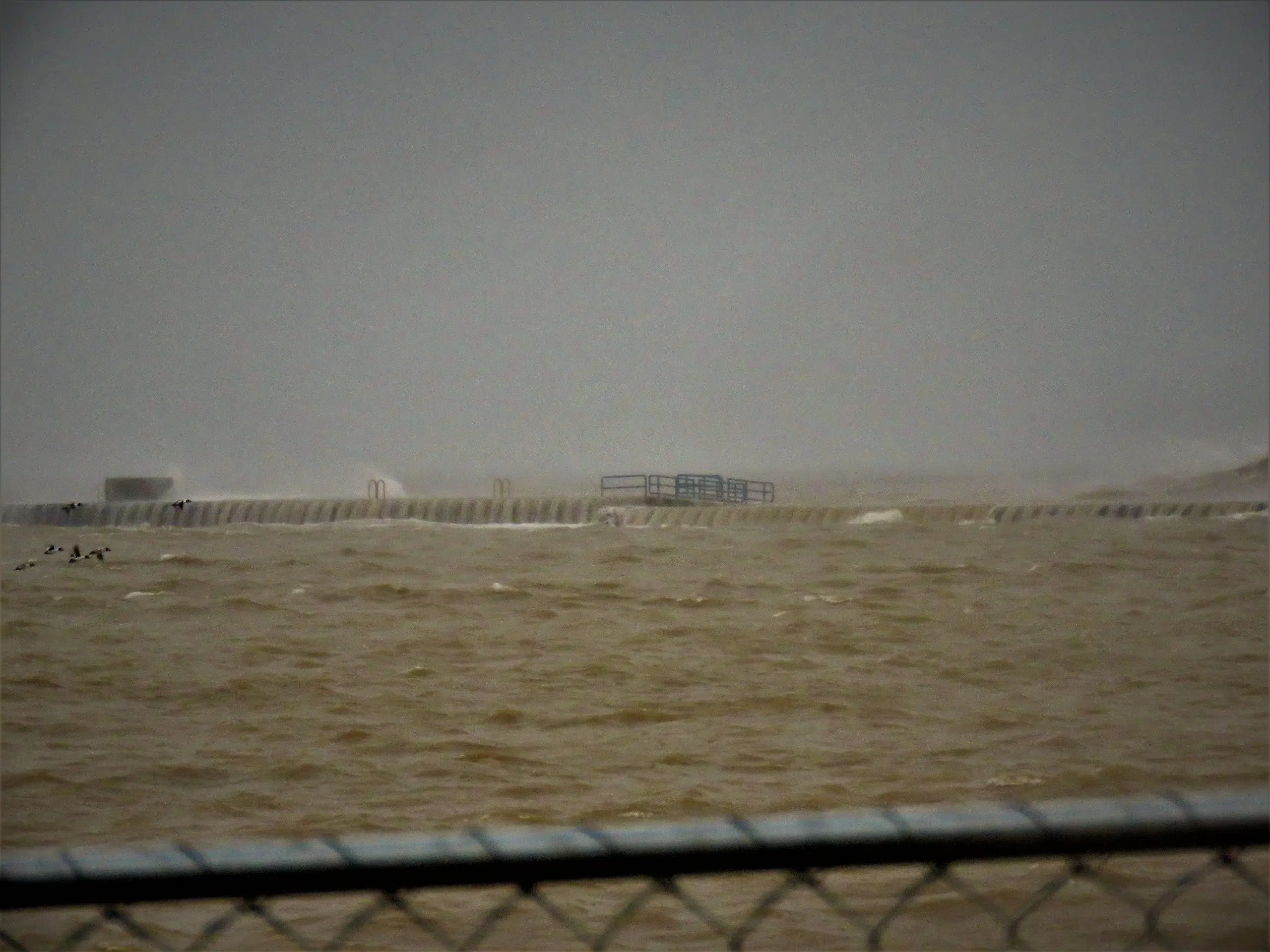 Manitowoc South Pier Light Navigational Beacon Collapses