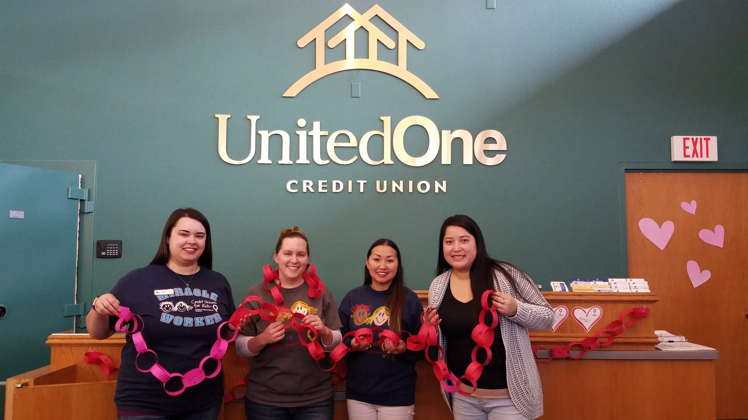 UnitedOne Credit Union's Chain of Hearts Event Raises Money For Children’s Hospital of Wisconsin