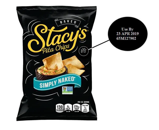 Frito-Lay Recalls Limited Number Of Stacy's Pita Chips Due To Undeclared Milk
