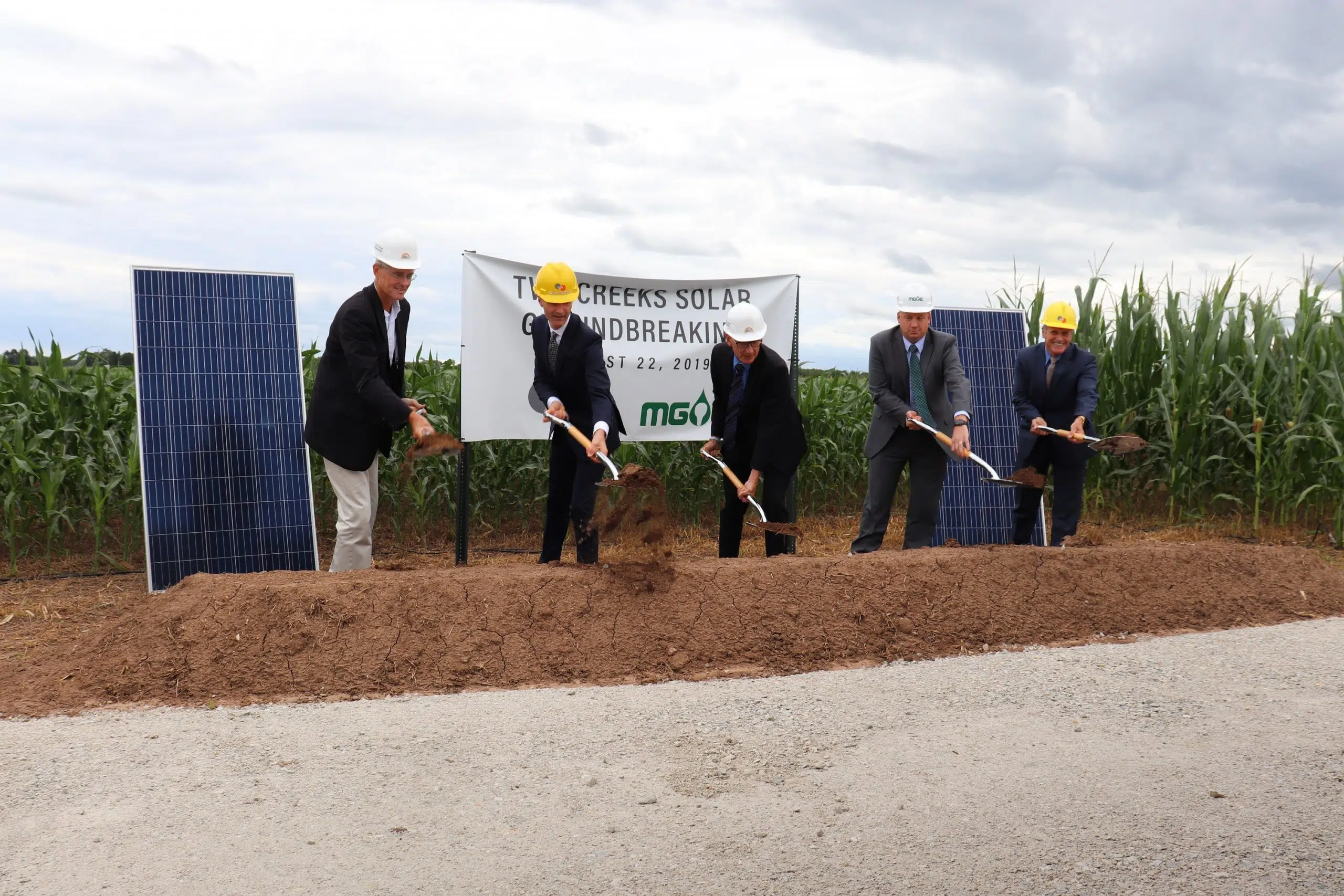 Groundbreaking in Two Creeks for Wisconsin’s First Large-Scale Solar Facility