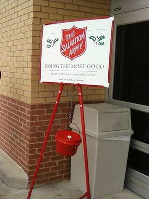 Salvation Army Bell Ringers Out in Full Force