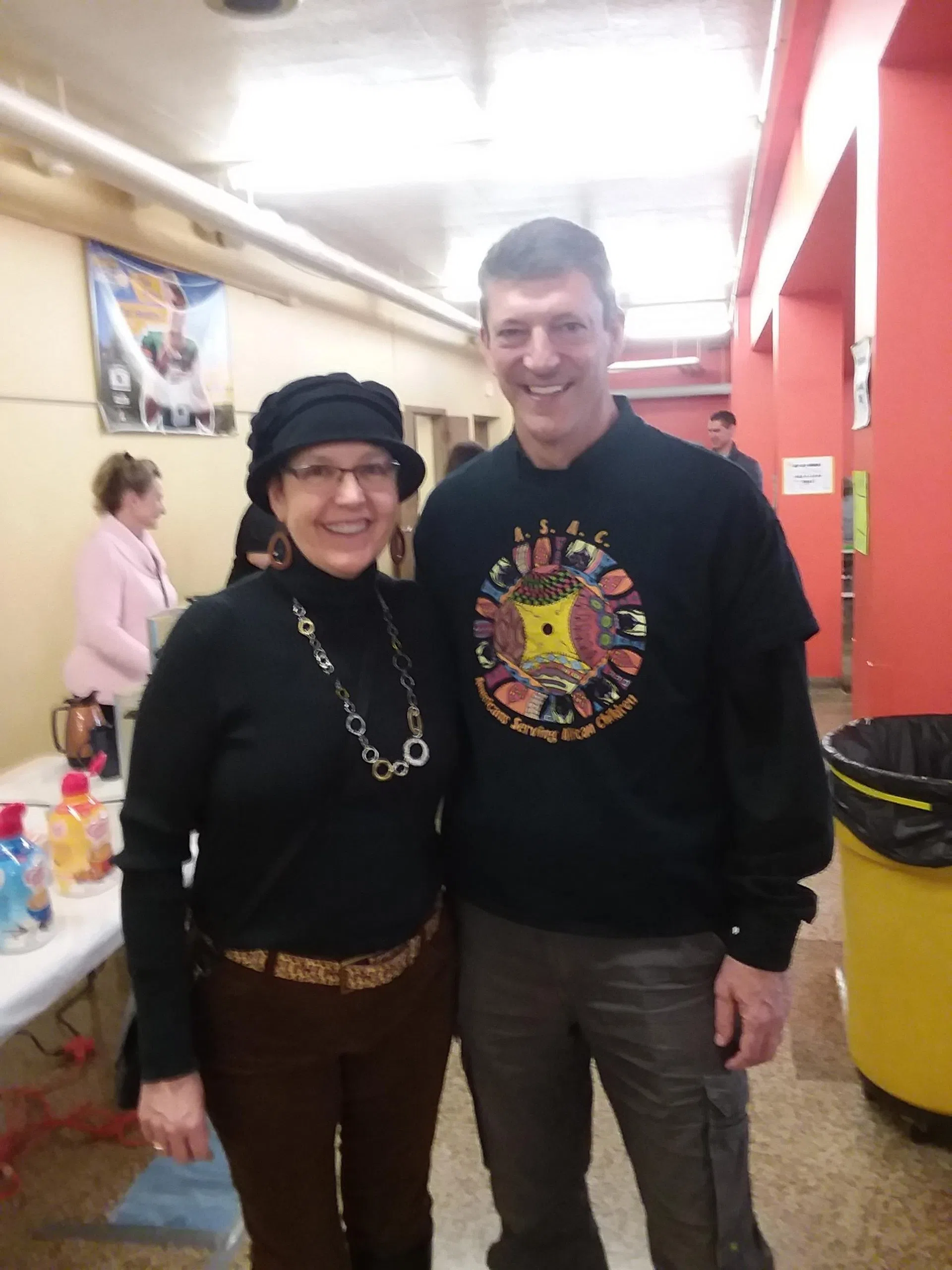 Lambert on ASAC Breakfast & Clothing Drive