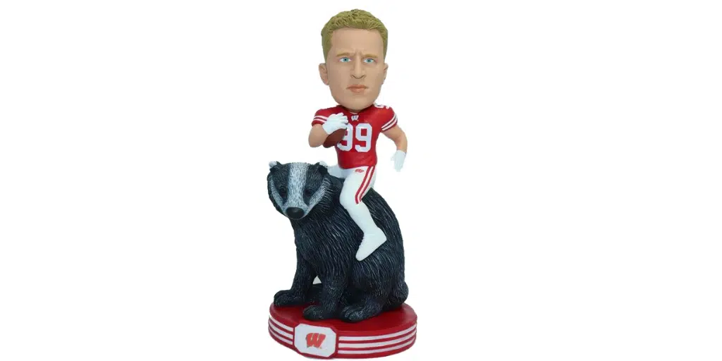 J.J. Watt Riding Badger Bobblehead Unveiled
