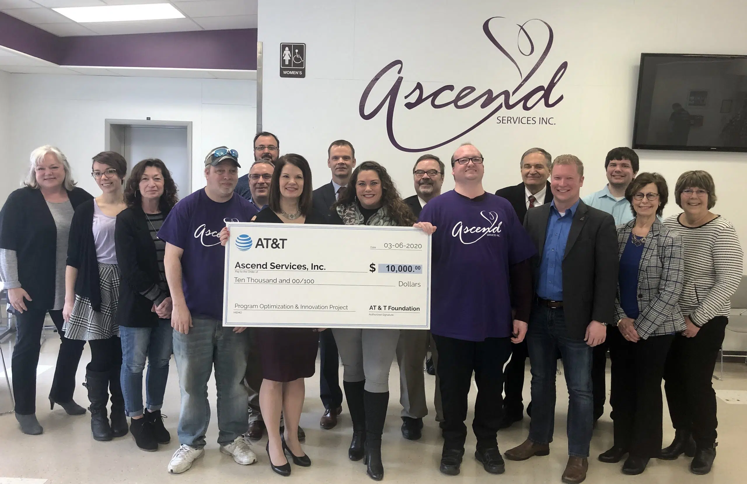 Ascend Services Inc Receives Atandt Foundation Grant Seehafer News