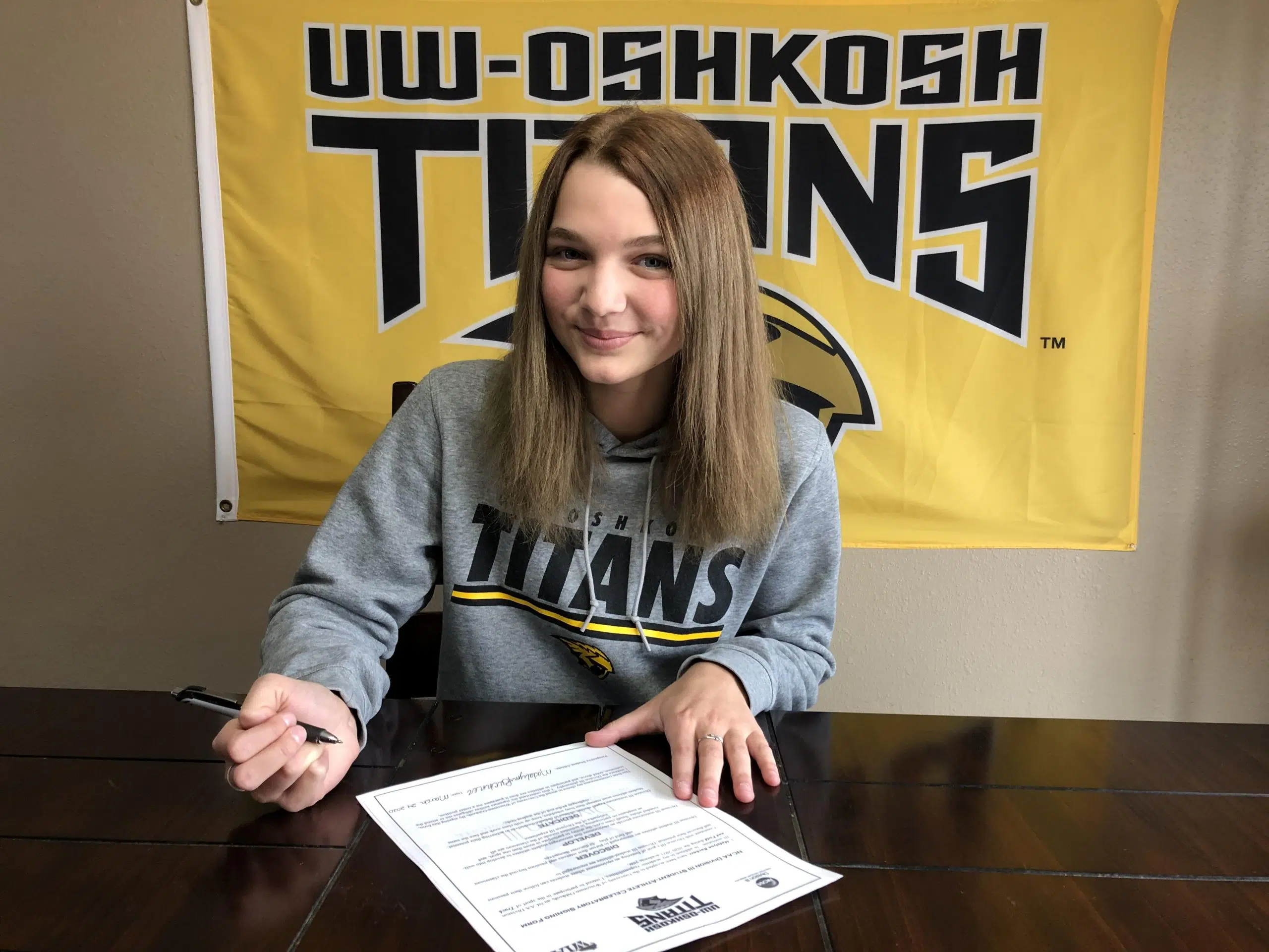 Manitowoc Lincoln Track and Field Star Signs Letter of Intent for UW Oshkosh