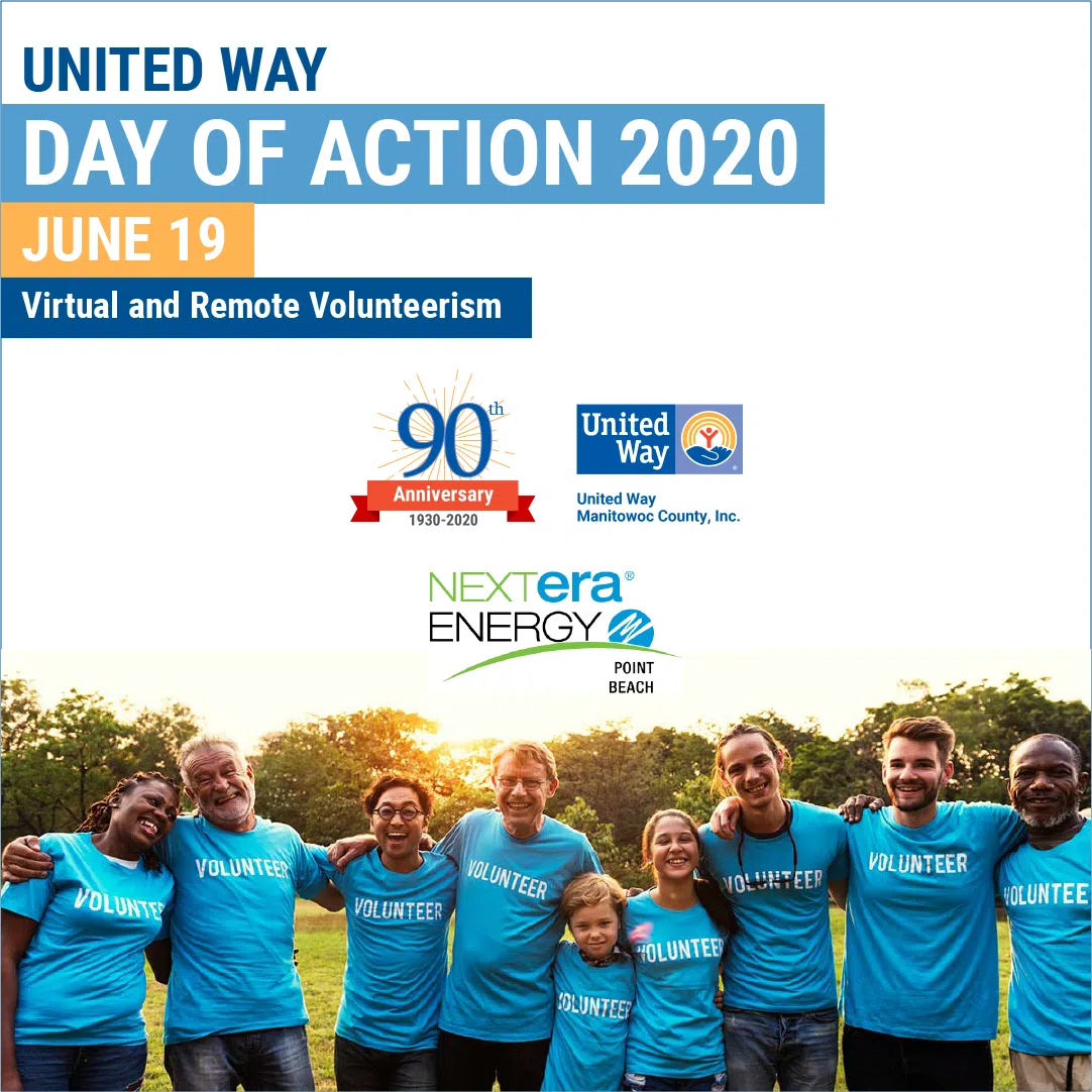 United Way Manitowoc County Annual Day of Action Set For June 19th