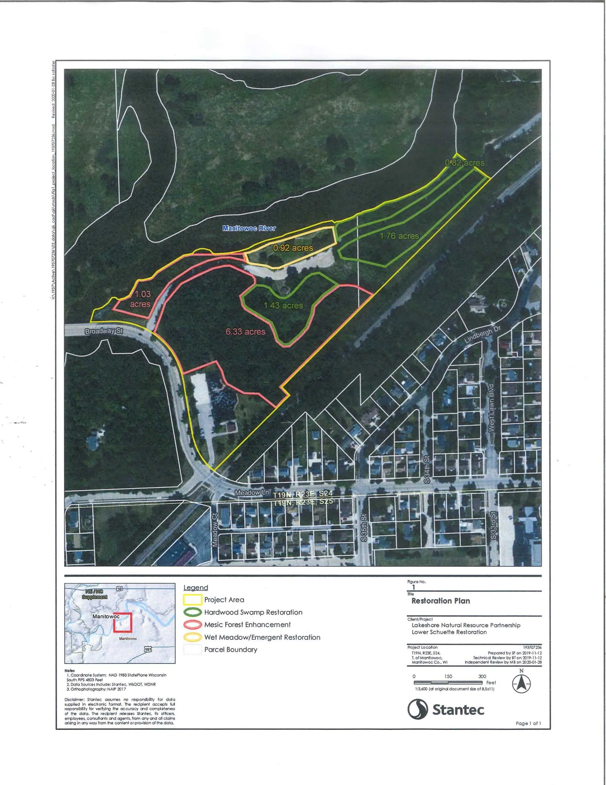 City of Manitowoc to Perform Ecological Restoration at Lower Henry Schuette Park