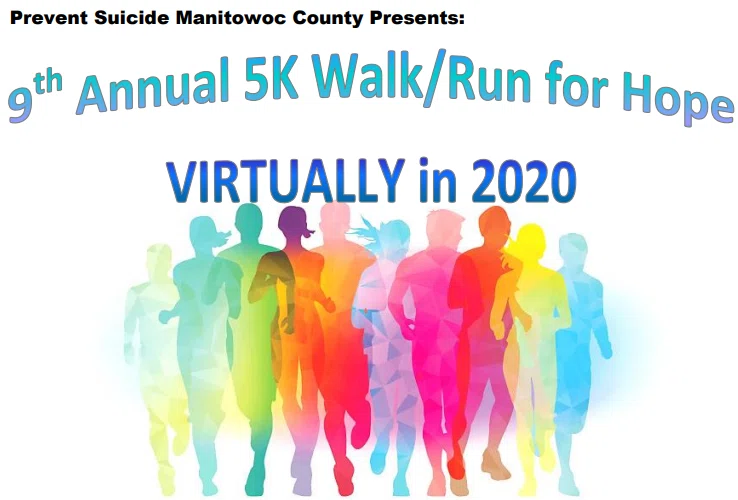 Prevent Suicide Manitowoc County Walk/Run for Hope to Aid in Youth Suicide Prevention
