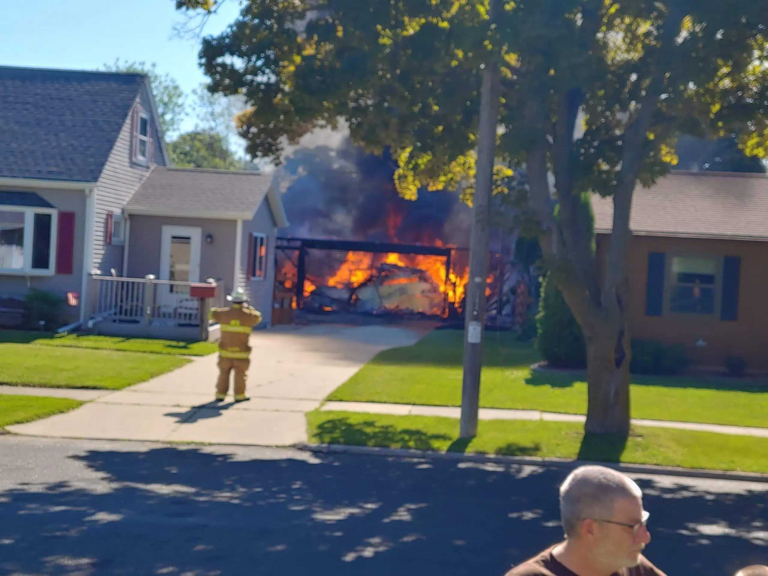 Garage Fire in Manitowoc Causes Massive Damage