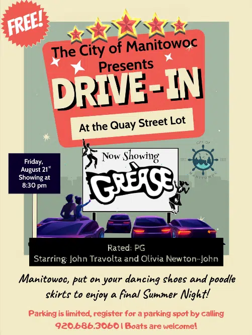 City of Manitowoc Announces Next Public Movie Showing