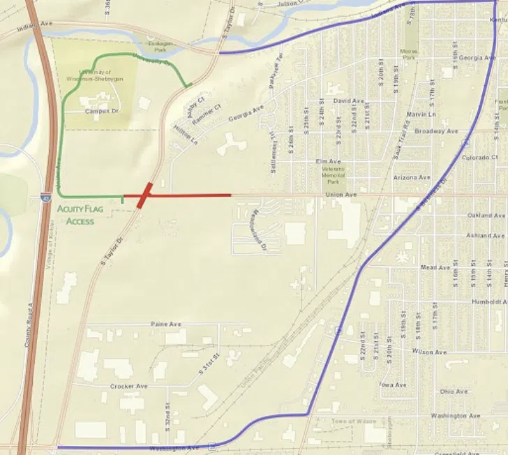 Roadwork Project Bringing in Sheboygan on Monday