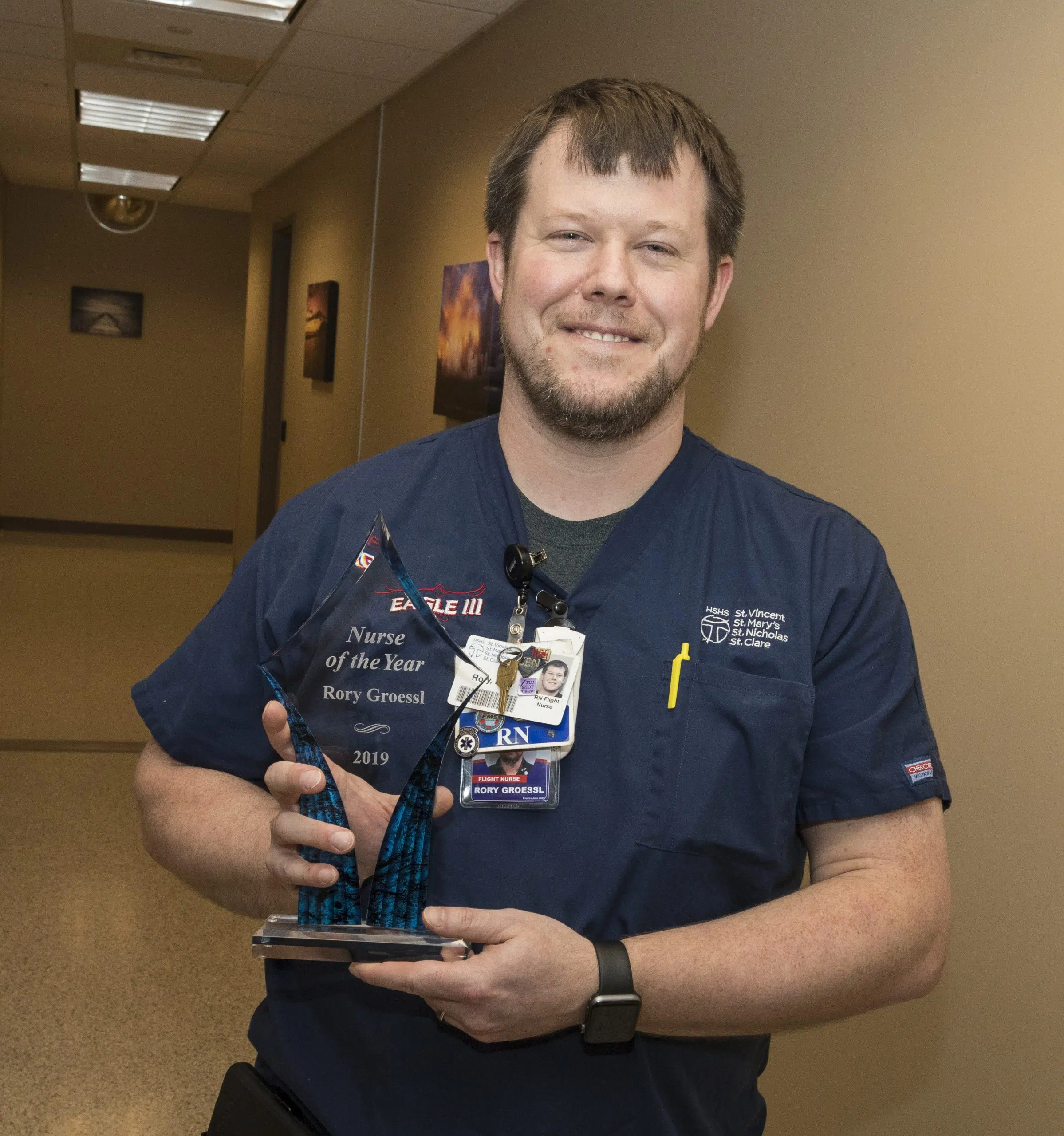 Flight Nurse at HSHS St. Vincent Named 2019 Nurse of the Year
