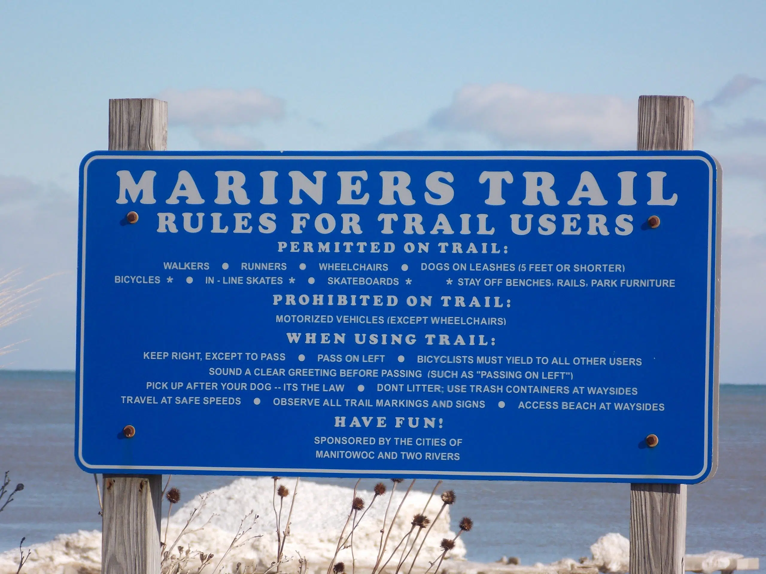 Two Rivers Continuing to Work on Resurfacing Mariners Trail