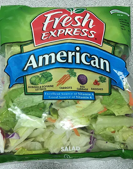 FDA Issues Recall of Bagged Salad Mixes